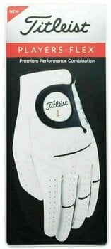Gloves Titleist Players Flex Mens Golf Glove 2020 Left Hand for Right Handed Golfers White S - 4