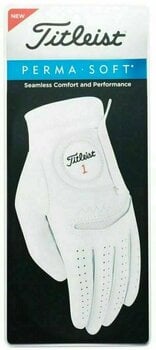 Gloves Titleist Permasoft Mens Golf Glove 2020 Left Hand for Right Handed Golfers White M - 4