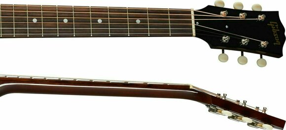 Guitare acoustique-électrique Gibson 50's LG-2 2020 Vintage Sunburst - 4