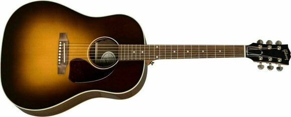 Guitare Jumbo acoustique-électrique Gibson J-45 Studio WN Walnut Burst - 2