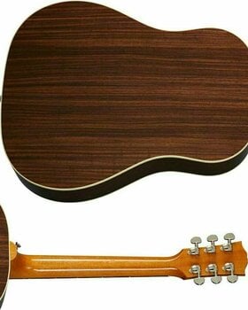 Guitare Jumbo acoustique-électrique Gibson J-45 Studio RW Antique Natural - 5