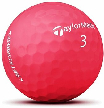Golfová loptička TaylorMade Soft Response Golf Balls Red - 2