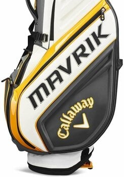 Saco de golfe Callaway Mavrik Double Strap Charcoal/White/Orange Saco de golfe - 3