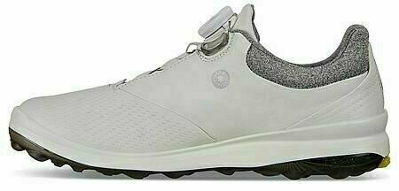 Calçado de golfe para mulher Ecco Biom Hybrid 3 Womens Golf Shoes BOA White/Canary 38 - 4