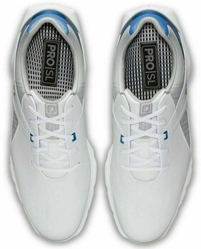 Men's golf shoes Footjoy Pro SL White/Grey/Blue 45 - 6