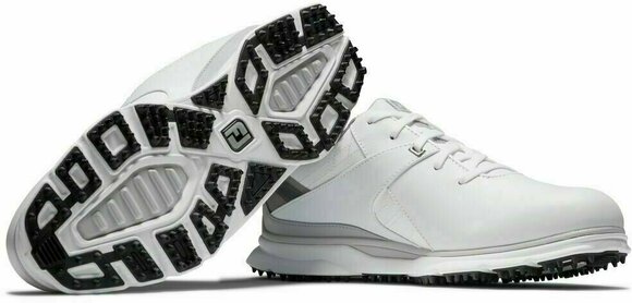Pantofi de golf pentru bărbați Footjoy Pro SL White/Grey 42 - 5