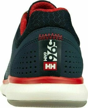 Mens Sailing Shoes Helly Hansen Ahiga V4 Hydropower Navy/Flag Red/Off White 44.5 - 6