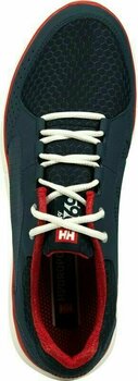Mens Sailing Shoes Helly Hansen Ahiga V4 Hydropower Navy/Flag Red/Off White 44 - 4