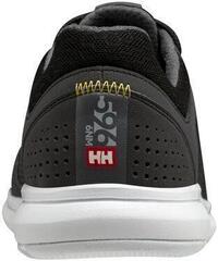 Mens Sailing Shoes Helly Hansen Men's Ahiga V4 Hydropower Jet Black/White/Silver Grey/Excalibur - 4