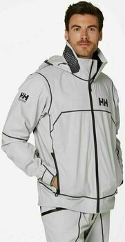 Jacke Helly Hansen HP Foil Pro Jacke Grey Fog L - 3
