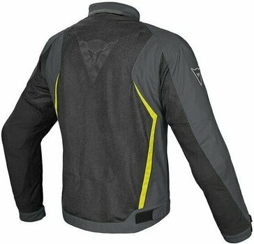 Textile Jacket Dainese Hydra Flux D-Dry Black/Dark Gull Gray/Fluo Yellow 48 Textile Jacket - 2