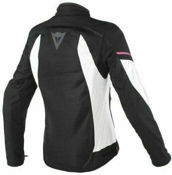 Textile Jacket Dainese Air Frame D1 Lady Black/Vaporous Gray/Fuxia 40 Textile Jacket - 2