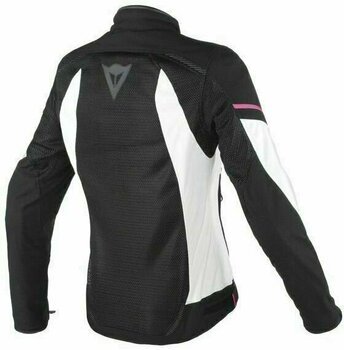 Textile Jacket Dainese Air Frame D1 Lady Black/Vaporous Gray/Fuxia 42 Textile Jacket - 2