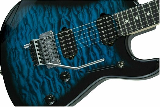 Gitara elektryczna EVH 5150 Series Deluxe Ebony Transparent Blue Burst - 4