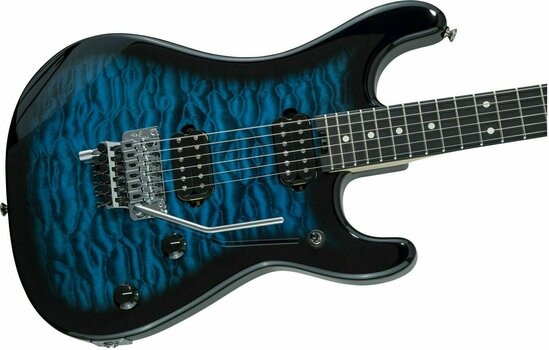 Elektrisk gitarr EVH 5150 Series Deluxe Ebony Transparent Blue Burst - 5