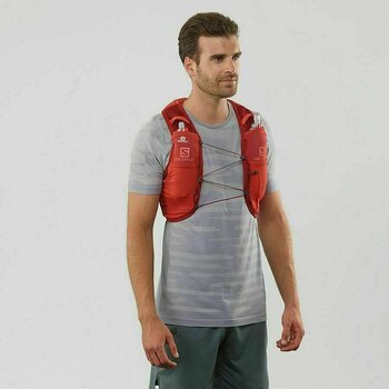 Trčanje ruksak Salomon Active Skin 8 Set Valiant Poppy/Red Dahlia L Trčanje ruksak - 2