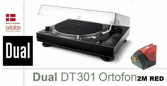 Tourne-disque Dual DT-301 USB + Ortofon OM 5E Noir - 6