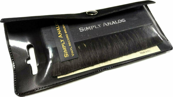 Čopič za plošče LP Simply Analog Anti-Static Wooden Brush Cleaner S/1 Black - 4