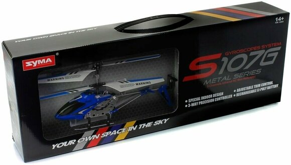 RC Model Syma S107G 3CH Microhelicopter Blue - 4
