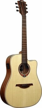 electro-acoustic guitar LAG Tramontane 88 T88DCE Natural - 2