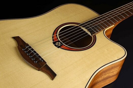 electro-acoustic guitar LAG Tramontane 88 T88DCE Natural - 6