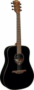 Akoestische gitaar LAG Tramontane 118 T118D Zwart - 2