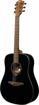 Guitarra acústica LAG Tramontane 118 T118D Negro - 3
