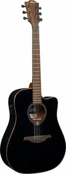 electro-acoustic guitar LAG Tramontane 118 T118DCE Black - 2