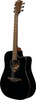 electro-acoustic guitar LAG Tramontane 118 T118DCE Black - 3