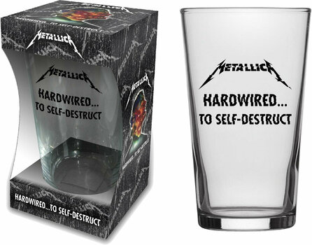 Sklenice Metallica Hardwired To Self Destruct Sklenice - 2