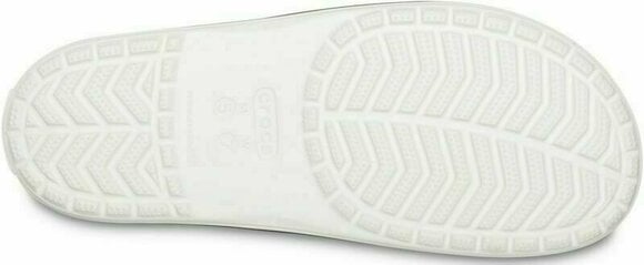 Scarpe unisex Crocs Crocband III Slide White/Black 45-46 - 5