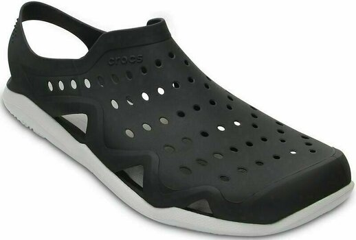 Férfi vitorlás cipő Crocs Men's Swiftwater Wave Black/Pearl White 43-44 - 2