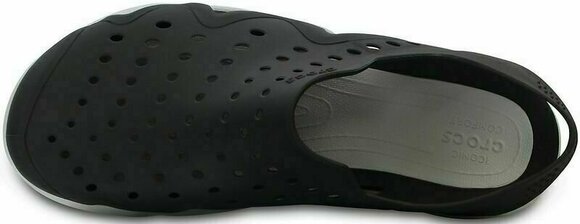 Zapatos para hombre de barco Crocs Men's Swiftwater Wave Black/Pearl White 43-44 - 4