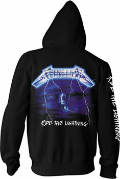 Luvtröja Metallica Luvtröja Ride The Lightning Black S - 2