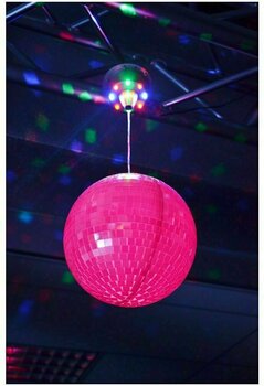 Mirrorball / Discoball BeamZ Mirror Ball with LED - 2