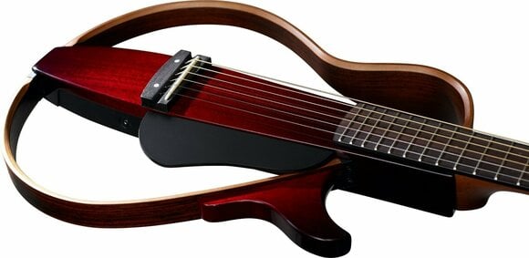 Guitare acoustique-électrique Yamaha SLG200S Crimson Red Burst - 4