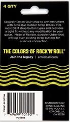 Strap Lock Ernie Ball 4603 Strap Lock Black Red - 1