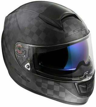 Helm LS2 FF397 Vector Evo Solid Matt Black Carbon S Helm - 3