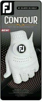 Gloves Footjoy Contour Flex Mens Golf Glove 2020 Left Hand for Right Handed Golfers Pearl L - 4