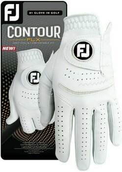 Handschuhe Footjoy Contour Flex Mens Golf Glove 2020 Left Hand for Right Handed Golfers Pearl M - 3