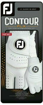 Gloves Footjoy Contour Flex Womens Golf Glove 2020 Left Hand for Right Handed Golfers Pearl L - 4