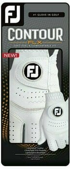 Gloves Footjoy Contour Flex Womens Golf Glove 2020 Left Hand for Right Handed Golfers Pearl M - 4