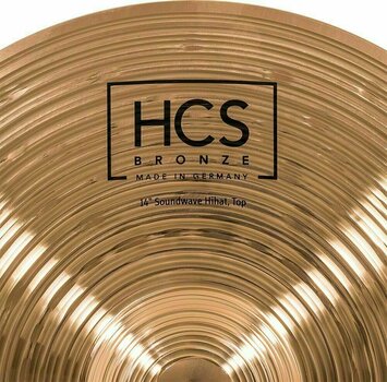 Hi-Hat talerz perkusyjny Meinl HCSB14SWH HCS Bronze Soundwave Hi-Hat talerz perkusyjny 14" - 4