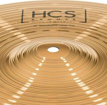 Hi-Hat bekken Meinl HCSB14SWH HCS Bronze Soundwave Hi-Hat bekken 14" - 6