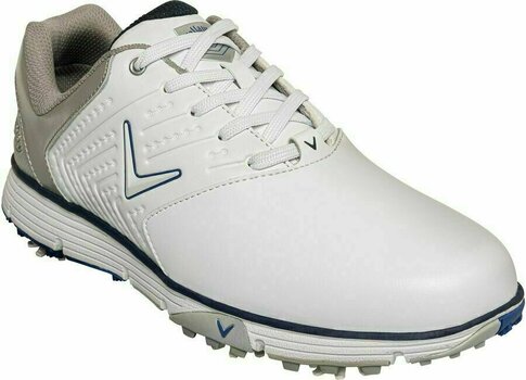 Chaussures de golf pour hommes Callaway Chev Mulligan S Blanc-Navy 42,5 - 2