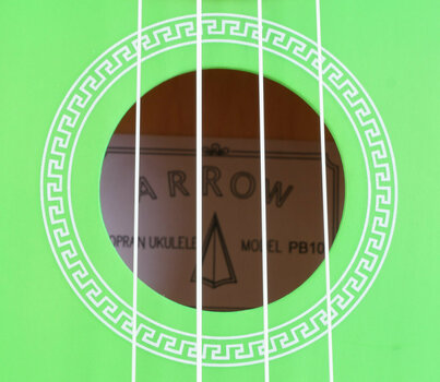 Sopránové ukulele Arrow PB10 S Sopránové ukulele Zelená - 5