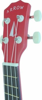Soprano ukulele Arrow PB10 S Soprano ukulele Dark Red - 5