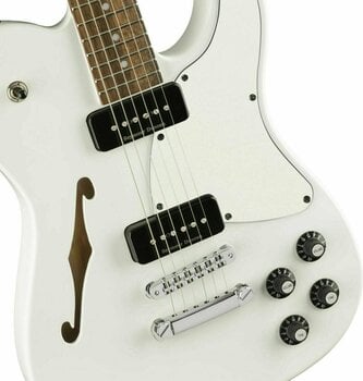 Electric guitar Fender Jim Adkins JA-90 Telecaster Thinline IL White (Damaged) - 6