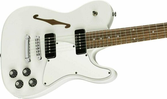 Elektrische gitaar Fender Jim Adkins JA-90 Telecaster Thinline IL Wit - 4
