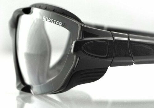Motorcycle Glasses Bobster Renegade Convertibles Gloss Black/Clear Photochromic Motorcycle Glasses - 2
